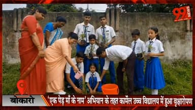 बोकारो : 'एक पेड़ माँ के नाम' अभियान के तहत कार्मेल उच्च विद्यालय में हुआ वृक्षारोपण
#EkPedMaaKeNaam #TreePlantation #Environment #BokaroThermal #CarmelSchool #GreenIndia #SaveEnvironment #JharkhandNews #HindiNews #BokaroNews