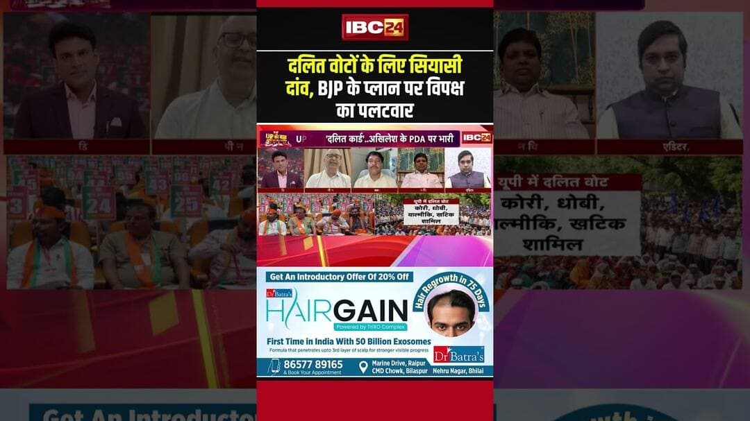 Dalit वोटों के लिए सियासी दांव, BJP के प्लान पर विपक्ष का पलटवार #updebate #shorts #ytshorts