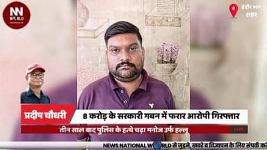 8 करोड़ के सरकारी गबन में फरार आरोपी गिरफ्तार, तीन साल बाद पुलिस के हत्थे चढ़ा मनोज उर्फ हल्लू
#Indore #TreasuryScam #FraudCase #CrimeNews #MadhyaPradesh
#इंदौर #गबन_मामला #ट्रेजरी_घोटाला #अपराध_समाचार #मध्यप्रदेश
Indore Treasury Scam
Government Embezzlement
Raoji Bazar Police
Financial Fraud
Manoj Hallu Arrest
इंदौर ट्रेजरी घोटाला
सरकारी गबन
रावजी बाजार थाना
वित्तीय धोखाधड़ी
मनोज उर्फ हल्लू गिरफ्तार