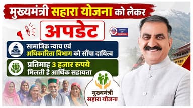 सहारा योजना : कहां और कैसे कर सकते हैं ऑनलाइन आवेदन, क्या दस्तावेज जरूरी- जानें
https://youtu.be/6Riz4JJNaV8
#kangra #saharayojana #ewn24news #choiceofhimachal #himachallatestnews #himachal #himachalnews #himachalbreakingnews #HimachalPradesh