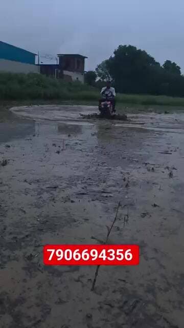 4×4 मिनी ट्रैक्टर 16hp पानी से भरे खेत मे आसानी से करें जुताई #minitractor