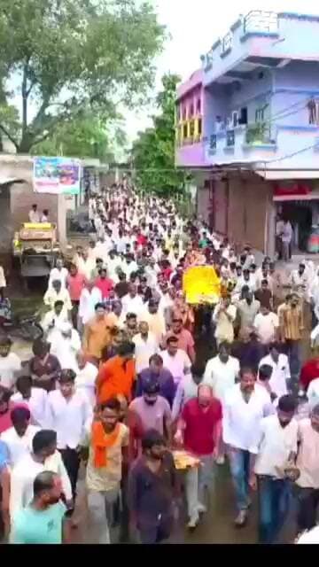 **🕊️ इच्छावर ने खो दिया अपना एक सच्चा समाजसेवी।** *बाबूलाल पटेल "जी साहब"* दी नम आंखों से विदाई