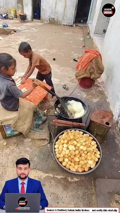 पढ़ने के उम्र मे बच्चें ताल रहे गोलगप्पे सर उठा माँ पिता का साया #todaynews #breakingnews #salamindia18 #letestnews #loca