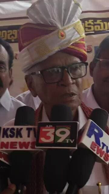 గుత్తిలో సేవా పురస్కార గ్రహీత ఎద్దుల సూర్యనారాయణ రెడ్డి వాయిస్ #ksktv