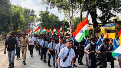 ’‘हर घर तिरंगा अभियान’ में गूंजा भारत माता की जय’