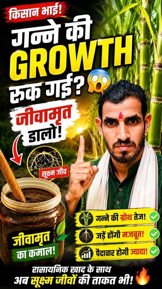 #जीवामृत #गन्ना #गन्नेकीखेती #किसान #किसानसाथी