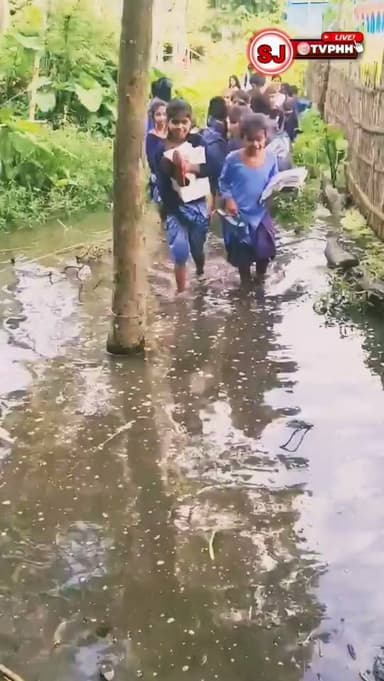 बिहार में स्कूल जाने वाले रास्तों का हाल बेहाल
छोटे-छोटे बच्चे जान जोखिम में डालकर स्कूल जाने को मजबूर
सीवरेज के गंदे नालों से होकर गुजर रहे मासूम
बदहाल रास्तों ने बिहार की शिक्षा व्यवस्था पर खड़े किए सवाल
बच्चों की सुरक्षा और बेहतर शिक्षा व्यवस्था कब बनेगी सरकार की प्राथमिकता?
#Bihar #BiharEducation #GovernmentSchools #EducationSystem #StudentsSafety