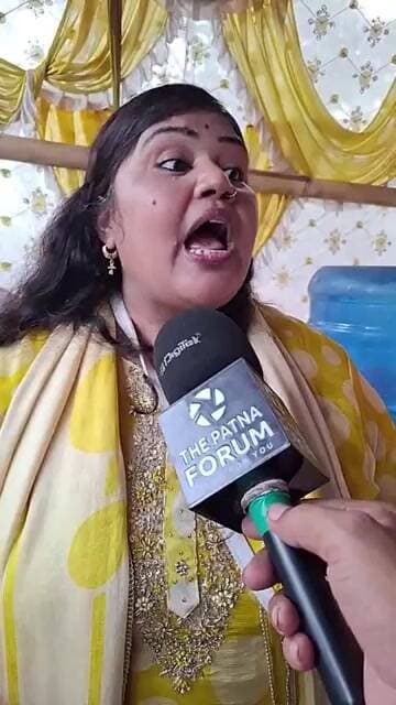 live में महिला ने सरकार को सुना दिया?