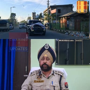 ♦️হাতত ত্ৰিৰংগা, বুকুত দেশপ্ৰেম: সোণাৰিৰ ৰাজপথত চৰাইদেউ আৰক্ষীৰ বিশাল ‘ত্ৰিৰংগা যাত্ৰা’।
♦️স্বাধীনতা দিৱসৰ প্ৰাকমুহূৰ্তত সোণাৰিত দেশপ্ৰেমৰ জোৱাৰ: চৰাইদেউ আৰক্ষীৰ আৰম্ভ ‘হৰ ঘৰ ত্ৰিৰংগা’ অভিযান।
♦️জনতা আৰু আৰক্ষীৰ অভূতপূৰ্ব উৎসাহ: ত্ৰিৰংগাৰে উত্তাল হৈ পৰিল সোণাৰি নগৰৰ ৰাজপথ।
♦️ৰাষ্ট্ৰীয় পতাকাক চালাম: চৰাইদেউ জিলা আৰক্ষীৰ উদ্যোগত সোণাৰিত বৰ্ণাঢ্য ত্ৰিৰংগা যাত্ৰা।