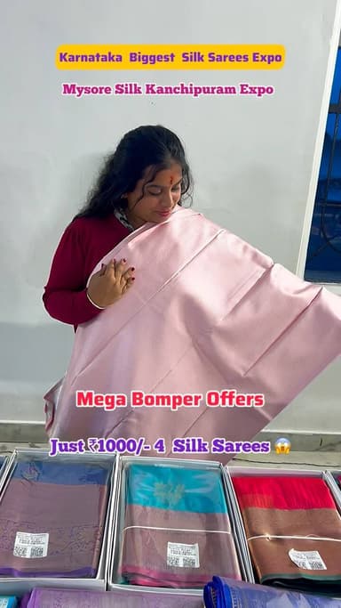 📌 @love_bengaluru
.
.
#silkexpo #silksaree #kanchipuramsarees