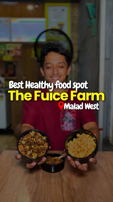 🌧️ Monsoon cravings, but make them healthy! 🥗💚
Found this healthy spot in Malad West — The Juice Farm! From Nutri Bowls & Corn Chaat to fresh juices, smoothies and more. 😍
Healthy, tasty & perfect for monsoon cravings! 🌧️✨
📍 Shop no. 5, S4 Building, Sunder Nagar, Swami Vivekanand Rd, nr. Sarvodaya BalikaVidyalaya, Malad West, Mumbai, Maharashtra 400064
🛵 Available on Zomato & Swiggy
#TheJuiceFarm #MaladWest #MaladFood #HealthyFoodMumbai #MumbaiFoodie HealthyFood MonsoonFood MumbaiFood