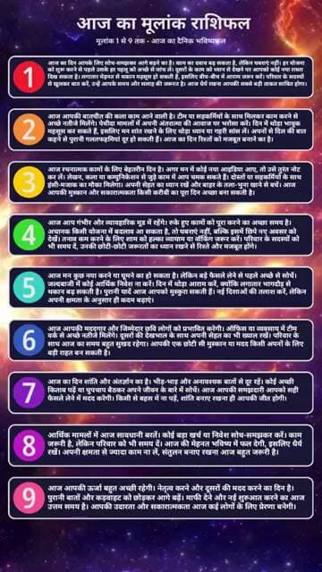 मूलांक 1 से 9 का पूरा सच: Aaj Ka Rashifal और Numerology का सबसे बड़ा खुलासा! 🔮✨ #rashifal #horoscope