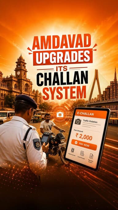 Amdavad now has the New Generation Challan System.
Under the new system, vehicle owners get 45 days to pay the challan or raise an objection, followed by an additional 30 days to clear the pending fine. If the challan still remains unpaid, certain RTO services linked to the vehicle, including transfer-related services, may be affected.
(New Generation Challan, Amdavad Traffic, E-Challan, RTO Services, Traffic Rules)
#NewGenerationChallan #Amdavad #EChallan #RTO #TrafficRules