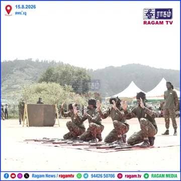 கண்ணைக்கட்டி சாகசம் செய்த கமாண்டோ படையினர்... சிலிர்க்க வைத்த தருணம் | #RAGAMNEWS