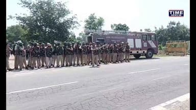 किसान आंदोलन को लेकर जींद में अलर्ट, नरवाना से पंजाब बॉर्डर तक 25 किलोमीटर के दायरे में हजारों पुलिसकर्मी तैनात