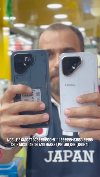 Tecno Pova 8 Pro 5G Par Dhamaka Offers! ЁЯФе
45W Fast Charger (In-box)
ЁЯУ╕ 50MP Sony Camera Sensor
ЁЯТз IP68 / IP69K Water Resistance
ЁЯОБ Free Trolley Bag (тВ╣10,000 MRP) + Free Cycle (тВ╣3,999 MRP)
ЁЯОТ Comment тАЬI Love TecnoтАЭ karein aur paiye Free Duffle Bag!
ЁЯУН Store Location:
Mobile & Gadget
Shop No. 30, Gandhi Market, Piplani, BHEL, Bhopal
ЁЯУЮ Contact: 9285555999 | 9111555999 | 83589 55955
#TecnoPova6Pro #TecnoMobile #Pova6Pro5G #MobileShopBhopal BhopalDiarie