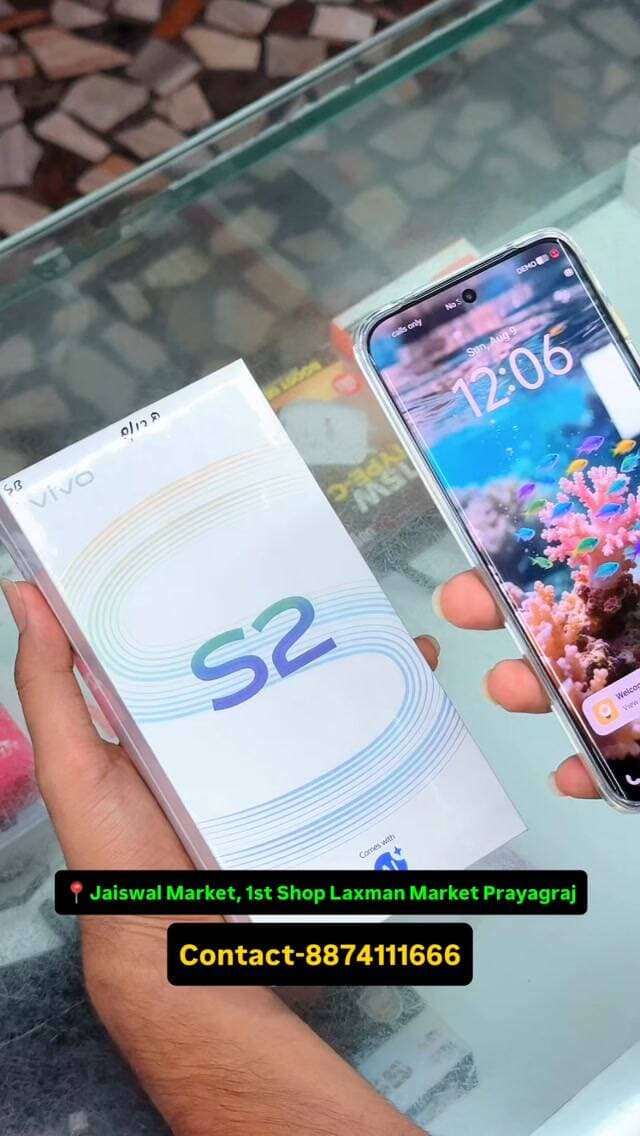 🇮🇳 भारत में कहीं की भी ID हो, अब नया फोन Finance पर लेना हुआ आसान! 📱🔥
Old Phone Exchange + All India Finance + शानदार Gifts 🎁
✨ ID Follow + Finance = 10 Gifts FREE
✨ Without Follow + Finance = 2 Gifts FREE
📅 23 अगस्त से 4 सितंबर तक
📍 Symphony Electronics, लक्ष्मण मार्केट, जैसवाल मार्केट बिल्डिंग के नीचे, प्रयागराज
📞 8874111666
Offer Limited Time के लिए है! जल्दी पहुंचिए 🔥
follow @my_world_prayagraj
#Prayagraj #PhoneFinance #MobileExchange #AllIndiaFinance #SymphonyElectronics MobileOffer PrayagrajOffers Smartphone