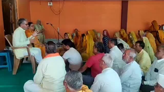 ग्राम मंडोदा में गायत्री परिवार की तहसील स्तरीय बैठक संपन्न
