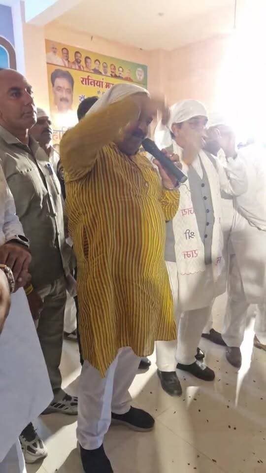 रानिया के धनूर गाँव में पहुंचे हरियाणा के डिप्टी स्पीकर डॉक्टर कृष्ण मिड्डा। #satyanewsharyana #Viralvideo #