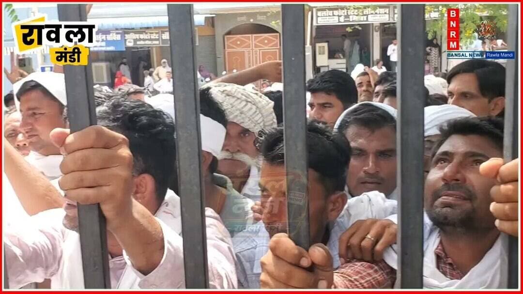 किसनों की पानी की मांग व खराब फसल को लेकर किसान परेशान, महापड़ाव तहसील रावला #rawla #ganganagar