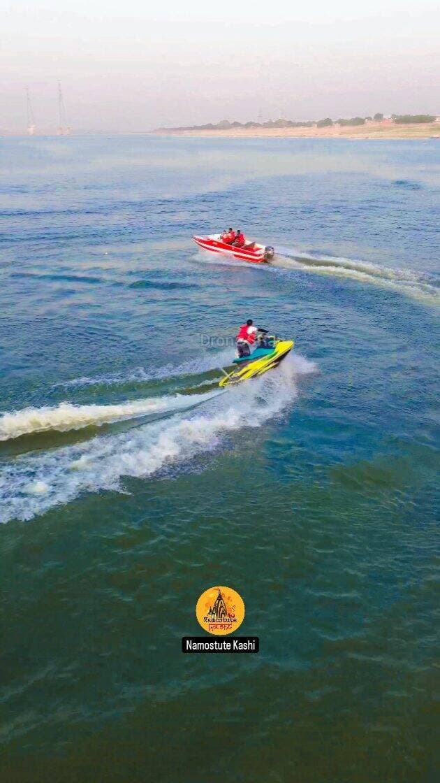 рдЕрдм рдмрдирд╛рд░рд╕ рдореЗрдВ Water Sports рдХрд╛ рднреА рдЖрдирдВрдж рд▓реЗрдВ
DM for more details
Water Sports Started at our Namo Ghat Phase 2 with Jetski and Speed Boat.
Spread the love ЁЯТХ @namostutekashi
#NamostuteKashi #Kashi #Varanasi #Banaras #VaranasiGhat #VaranasiDroneView #WaterSports #VaranasiTouristPlace #VaranasiBestPlace #NamoGhat #Jetski #Explore #explorepage #dronephotography #Drone #Watersports #speedboat