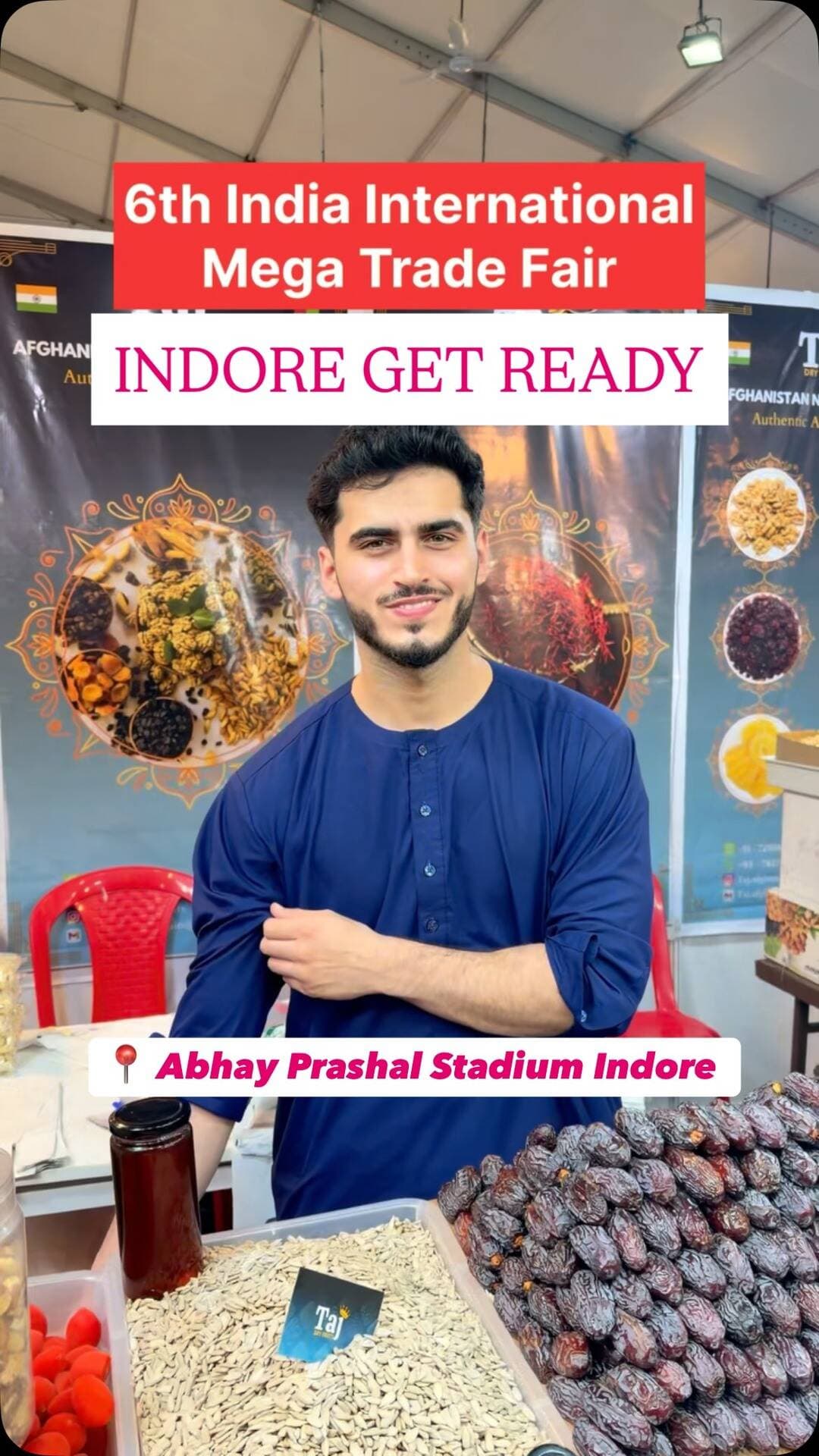🚨 INDORE, GET READY! 🚨
The 6th India International Mega Trade Fair (IIMTF) 2026 is coming to Abhay Prashal Stadium, Indore! 🎉
🗓️ 28 August – 7 September 2026
⏰ 11 AM – 9 PM
📍 Abhay Prashal Stadium, Indore
🌏 Explore 25,000+ unique products from 5 countries & 10 Indian states — featuring international products, furniture, interiors, lifestyle products, processed food, handicrafts, handlooms & much more! 🛍️✨
🔥 One mega fair. Thousands of products. Endless shopping & experiences!
📲 Follow @iimtf for updates.
#IIMTF2026 #IndiaInternationalMegaTradeFair #MegaTradeFair #Indore #IndoreEvents