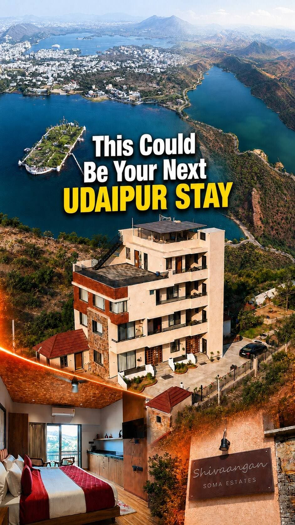 Planning a trip to Udaipur with your friends or family? Shivaangan by Soma Estate offers a peaceful stay surrounded by beautiful hills, with eight bedrooms, a spacious garden, swimming pool, indoor-outdoor games, cosy sitting areas, and full-time caretakers. From homemade food and peaceful evenings to stunning mountain views, this villa truly feels like your own Udaipur home. Save this for your next Udaipur trip! 🏡✨
For Booking: 9119375588
(Udaipur Stay, Private Villa, Shivaangan by Soma Estate, Group Getaway, Rajasthan, Trip, friends)
#Udaipur #UdaipurStay #PrivateVilla #RajasthanTravel friendstrip
