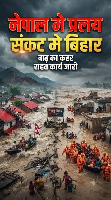 नेपाल में आया भारी प्रलय मची तबाही #nepalnews #salamindia18 #biharbadhnews #nepalinews #mepalmebadh