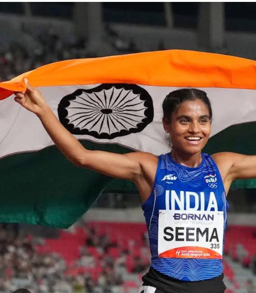 चम्बा की बेटी सीमा कुमारी द्वारा एशियन खेलो में 10000 मीटर दौड़ में कांस्य पदक लाने पर बधाई....