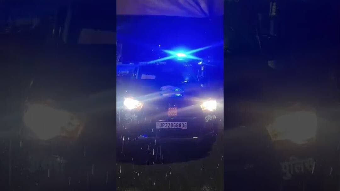श्रावस्ती पुलिस कर रही अलाउंस सुरक्षित स्थान पर रहे क्या बाढ़ आएगी#shorts