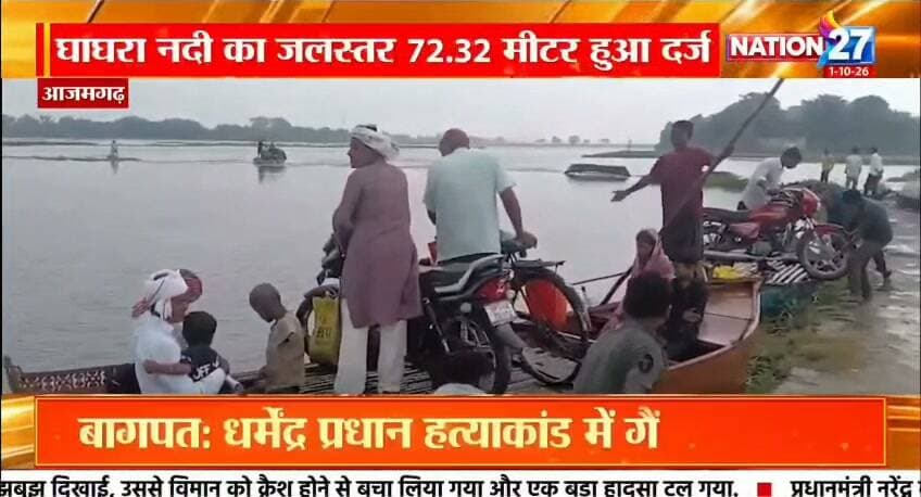 घाघरा का बड़ा जलस्तर