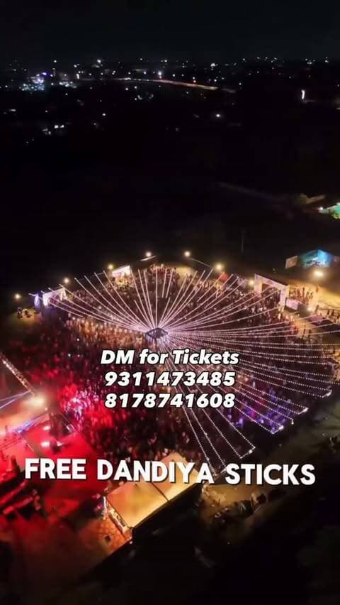 ЁЯФе FARIDABAD, ARE YOU READY? ЁЯФе
The most exciting DANDIYA NIGHT 2026 is coming! ЁЯТГЁЯХ║тЬи
ЁЯУЕ 14 OCTOBER
тП░ 6 PM тАУ 12 AM
ЁЯУН The Royal Casa Lawn, Neelam Ajronda Chowk, NIT Faridabad
ЁЯОЯя╕П ENTRY PASSES:
ЁЯСд Single Entry тАФ тВ╣399/-
ЁЯСл Couple Entry тАФ тВ╣699/-
тЬи Dress Up тАв Grab Your Dandiya тАв Bring Your Squad тАв Dance All Night! тЬи
тЭдя╕П Tag your Dandiya partner & get ready for an unforgettable night!
ЁЯУ▓ Limited Entries тАФ Book Your Passes Now!