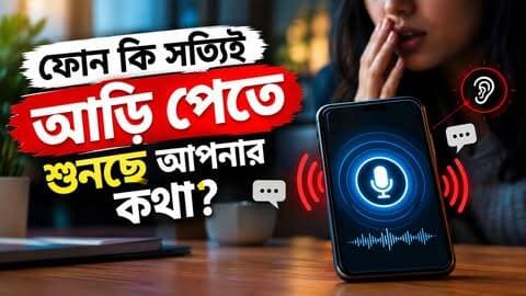 বন্ধুর সঙ্গে কোনও পণ্য নিয়ে কথা বললেন, আর কিছুক্ষণ পরেই Facebook বা Instagram-এ সেই পণ্যের বিজ্ঞাপন! এটা কি নিছক কাকতালীয়, নাকি আপনার ফোন সত্যিই আপনার কথা শুনছে? 📱🤔
এই ভিডিওতে জানুন, কীভাবে আপনার সার্চ হিস্ট্রি, অনলাইন অ্যাক্টিভিটি, লোকেশন এবং ডিজিটাল ডেটা ব্যবহার করে আপনার সামনে দেখানো হয় পছন্দসই বিজ্ঞাপন। কেন অনেক সময় মনে হয়, ফোন আমাদের ব্যক্তিগত কথোপকথনও বুঝে ফেলছে? আর কীভাবেই বা নিজের ডিজিটাল প্রাইভেসি সুরক্ষিত রাখবেন?
ভিডিওটি শেষ পর্যন্ত দেখুন এবং নিজের অভিজ্ঞতা কমেন্টে জানান!
আপনার ফোন কি আপনার কথা শুনছে, নাকি এর পিছনে রয়েছে বিজ্ঞাপনের স্মার্ট অ্যালগরিদম?
ভিডিওটি ভালো লাগলে Like, Share ও Subscribe করুন ClickNbit News।
#️⃣ Hashtags
#PhonePrivacy #DigitalPrivacy #OnlinePrivacy #TargetedAds #DigitalMarketing #FacebookAds #InstagramAds #SmartphoneSecrets #TechMystery #MobilePrivacy #DataPrivacy #HowAdsWork #TechnologyExplained #InternetPrivacy #TechFacts #বাংলা #প্রযুক্তি #মোবাইল #ডিজিটালপ্রাইভেসি #ClickNbit #ClickNbitNews