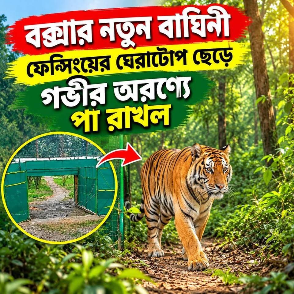 #exclusive আজ ৪ ঠা অক্টোবর বিকাল ৪.৫০ নাগাদ বক্সার বাঘিনী ফেন্সিং ছেড়ে গভীর অরণ্যে পা রাখল দেখুন
#tigresses #BTR #SuvenduAdhikari Manoj Kumar Oraon Mithu Das #highlightseveryone #alipurduardistrict