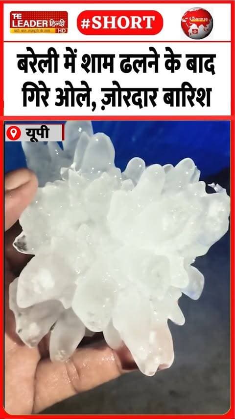 बरेली में ओले गिरने से फसल को नुकसान | 7 Oct 2026 #bareilly #rain #hailstorm #loss #ole #viral #shorts