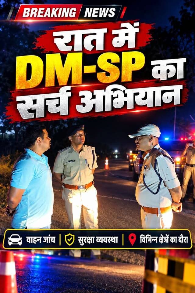 रात के अंधेरे में एक्शन: DM-SP ने संभाली कमान, सड़कों पर चला सर्च ऑपरेशन।
#सुपौल #सुपौलन्यूज #नाइटसर्चऑपरेशन #DM_SP_एक्शन #क्राइमकंट्रोल #पुलिसएक्शन #रातभरगश्ती #सुरक्षाअभियान #अपराधपरशिकंजा #बिहारन्यूज #ब्रेकिंगन्यूज #SupaulNews #BiharNews #CrimeControl #PoliceAction
