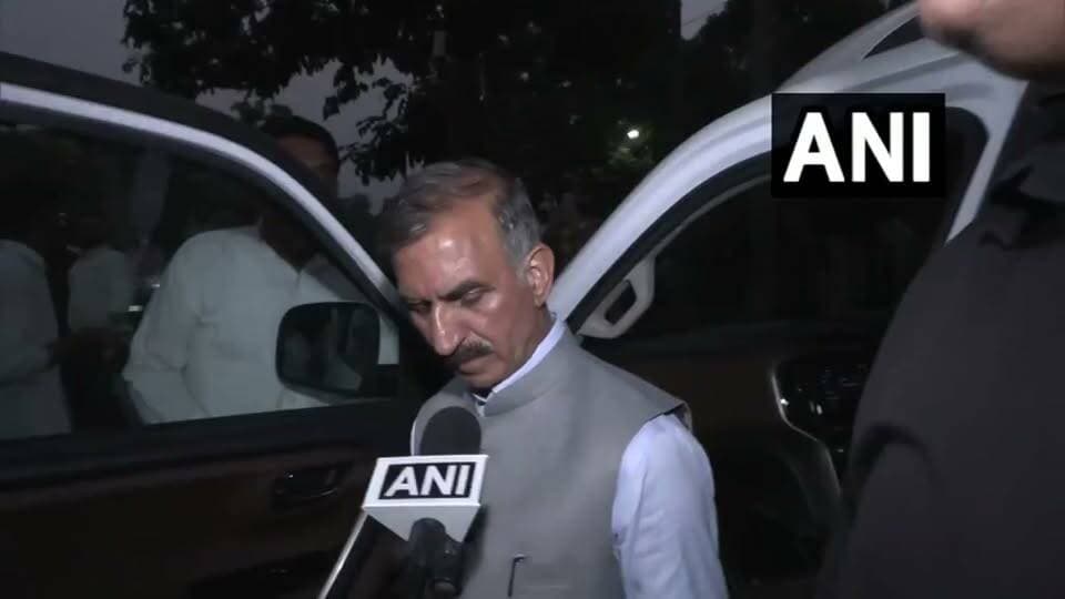 मुख्यमंत्री ठाकुर सुखविंदर सिंह सुक्खू.. दिल्ली..