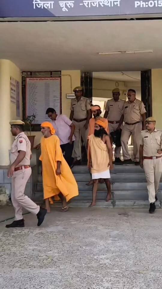 सांगासर संत की समाधि प्रकरण, एक मुख्य आरोपी सहित चार को पकड़ा, कोर्ट में किया पेश