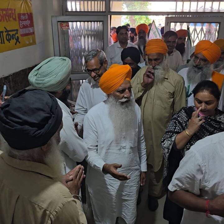असंध अनाज मंडी पहुंचे किसान नेता गुरनाम सिंह चढुनी, धान खरीद पर क्या बोले सुनिए..