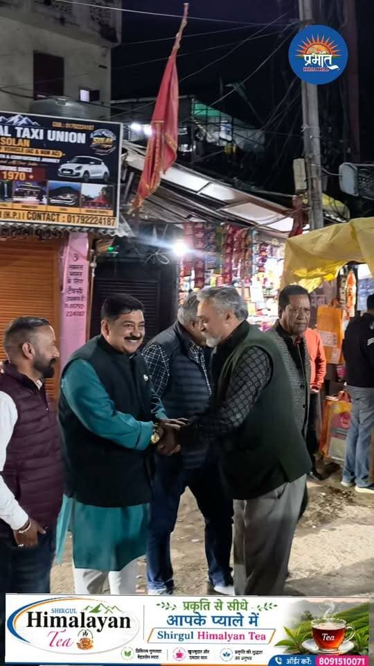 श्री रघुनंदन कला मंच सोलन द्वारा आयोजित रामलीला में बतौर मुख्यतिथि पहुंचे कर्नल संजय शांडिल...