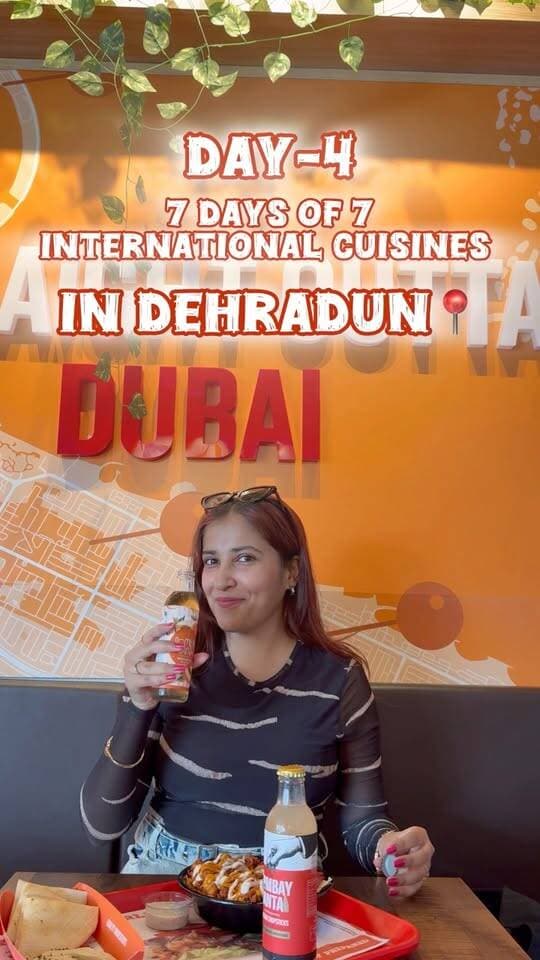 Dubai style food in Dehradun ✨ #Dehradun #chasingflavours #dehradunfood #cafe #doner #gyro #healthyfood