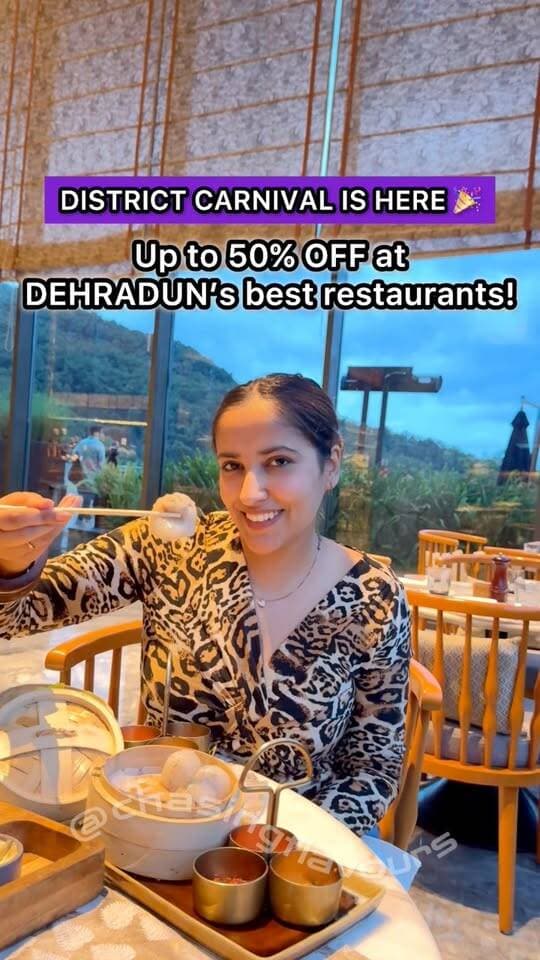 Dehradun foodies, this one’s for you! 👀🍽️
District Carnival is here with up to 50% OFF at some of the city’s best restaurants! ✨
From the food & vibes at Cure The Culinary Bar to the ambience at The Bend and the luxurious dining experience at Range, Hyatt Regency — there’s something for every kind of plan. 🤌🏻
Just pre-book your table + pay through the District app to avail the Carnival offers. 📲
Time to make those dinner plans! 🥂
#DistrictCarnival #DehradunFoodies #Dehradun #Foodie #DiningOut #chasingflavours