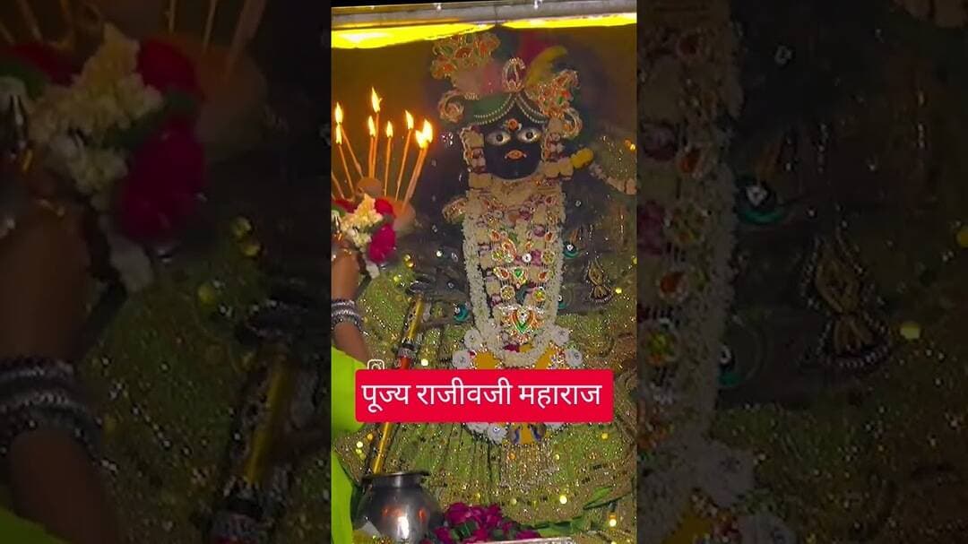 श्री बांके बिहारी तेरी आरती गाऊं हे कुंज बिहारी #baankebihari #radhe #vrindawan #ram #viral