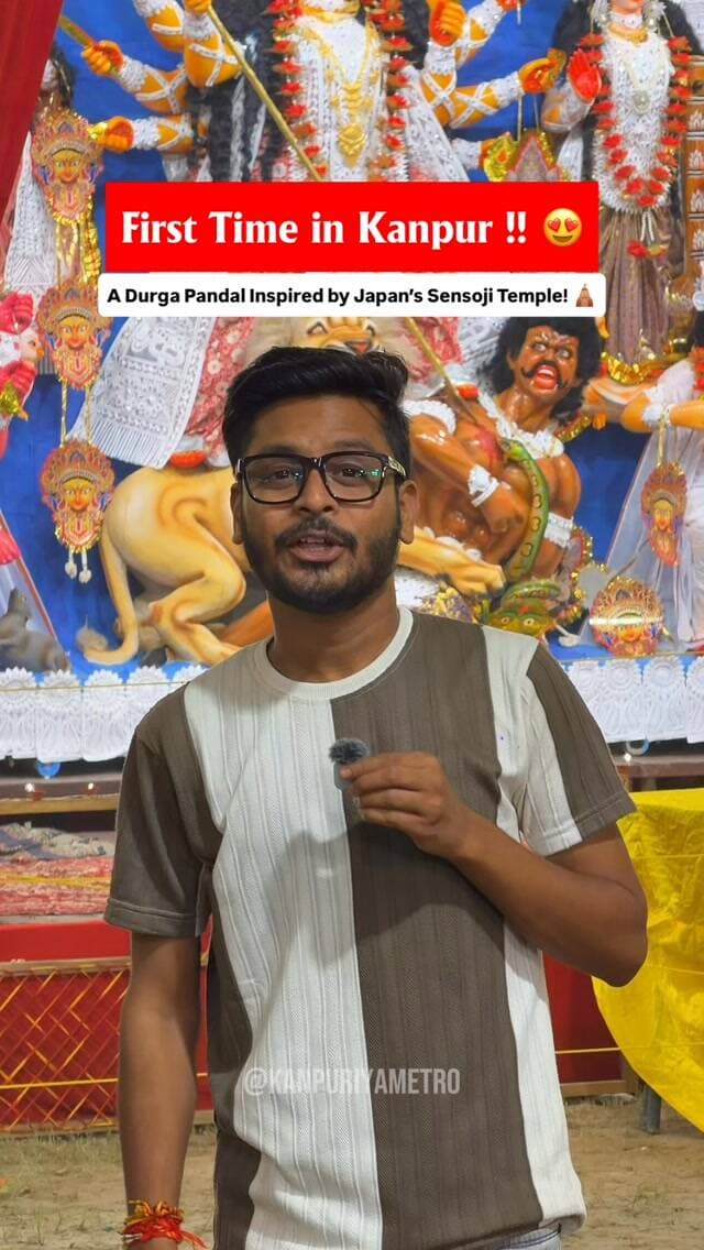 Japan’s Iconic Temple Theme, Now in Kanpur! ❤️
Follow @kanpuriyametro for more interesting content 🙏🏻❤️
.
.
.
#sensoji #kanpur #durgapandal #kanpurcity #durgapuja