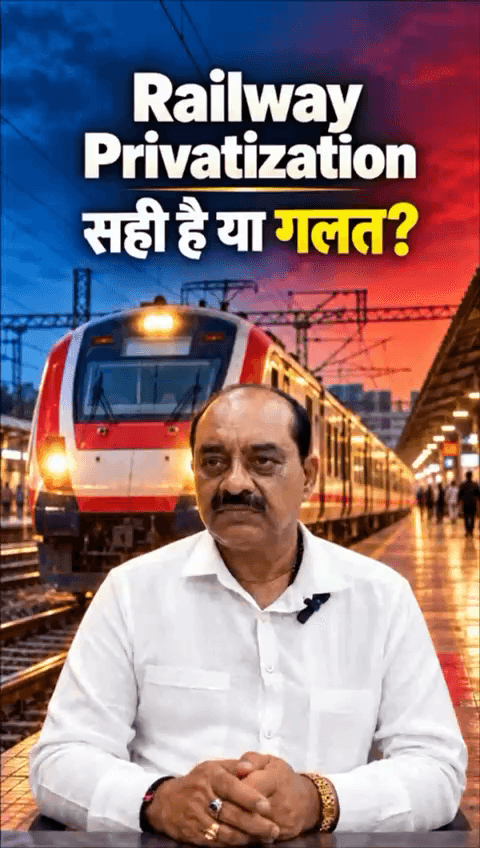 रेलवे के निजीकरण पर क्या है सच? 🚆
जानिए निजीकरण से जुड़े सवालों और संभावित बदलावों को आसान भाषा में।