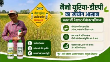 खेत से किसान की जुबानी...
"नैनो यूरिया और नैनो डीएपी के उपयोग से मेरी फसल की वृद्धि बेहतर हुई है। कम लागत में अच्छे परिणाम मिल रहे हैं।"
— किसान अनिल कुमार सिंह
बेहतर पोषण | हरित खेती | 📈 अधिक उत्पादन
नैनो उर्वरक अपनाएं और आधुनिक खेती की ओर कदम बढ़ाएं।
#NanoUreaDAP #FarmInnovation #KisanVikas #AgricultureIndia #IFFCO FarmingLife
@chhattisgarhcmo
@dpr.chhattisgarh