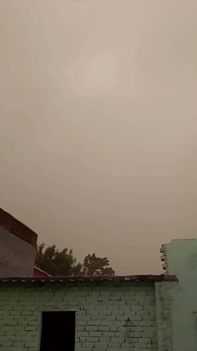 wind storm in village lukhi