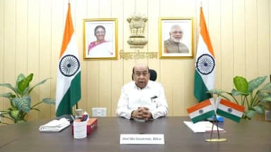 नए शैक्षणिक सत्र के शुभारंभ के अवसर पर माननीय राज्यपाल सह कुलाधिपति का छात्र-छात्राओं के नाम प्रेरणादायी संदेश।
आइए, ज्ञान, अनुशासन, नवाचार और उत्कृष्टता के संकल्प के साथ नए सत्र की शुरुआत करें तथा उज्ज्वल भविष्य के निर्माण में अपनी सक्रिय भूमिका निभाएँ।
#NewAcademicSession #RajBhavan #HigherEducation #Students #Bihar #Education
Information & Public Relations Department, Government of Bihar