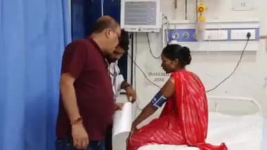 बड़हरिया: पति ने सोती पत्नी के चेहरे पर तेजाब उड़ेल दिया, 12 घंटे दर्द के बाद पुलिस ने पहुंचाया