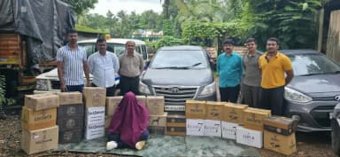 सावंतवाडी: बांद्यात गोवा बनावट दारूच्या 10 लाखांहून अधिक मुद्देमालावर राज्य उत्पादन शुल्कची कारवाई